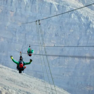 Jebel Jais Zipline from Dubai