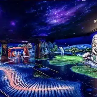 3D Blacklight Minigolf Dubai